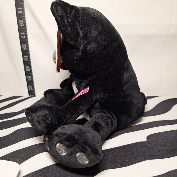 NWT Bark Klaus the Black Cat Dog Toy M-L - Picture 4 of 5
